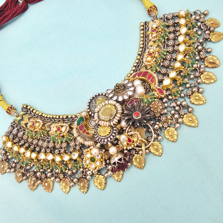 Silver Dual Tone Necklace