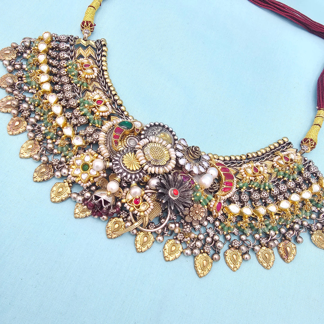 Silver Dual Tone Necklace
