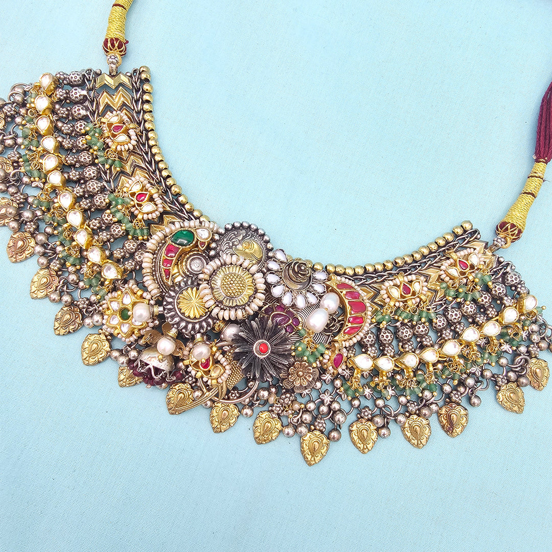 Silver Dual Tone Necklace