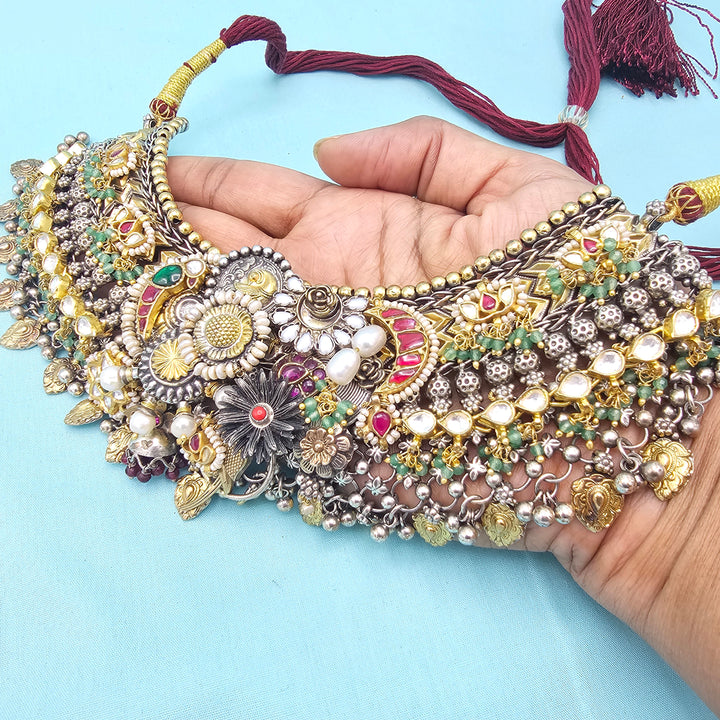 Silver Dual Tone Necklace