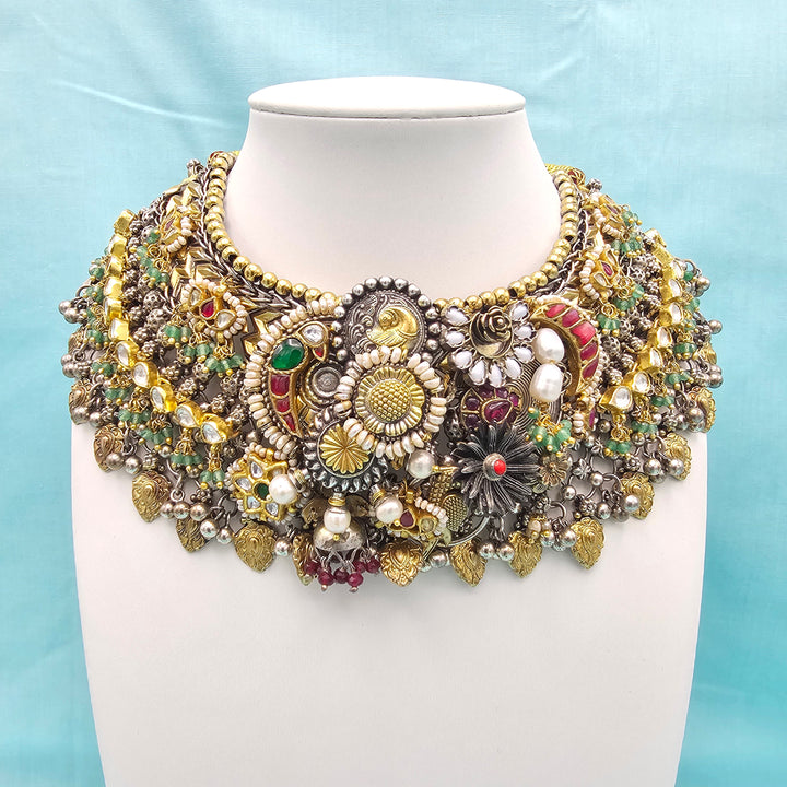 Silver Dual Tone Necklace