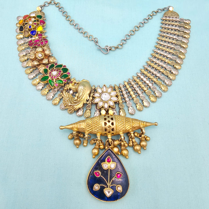 Silver Dual Tone Necklace