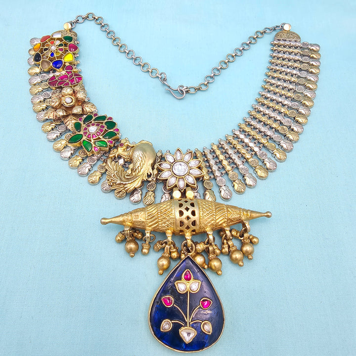 Silver Dual Tone Necklace