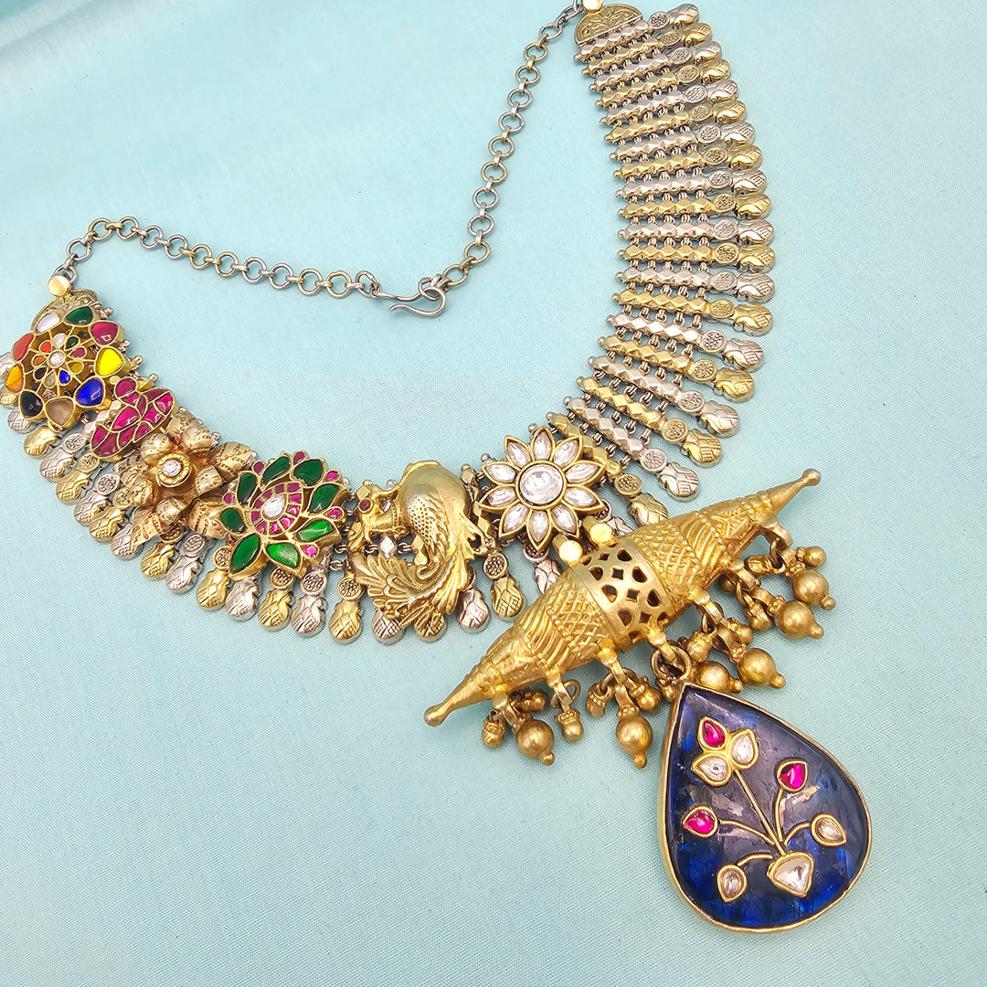 Silver Dual Tone Necklace
