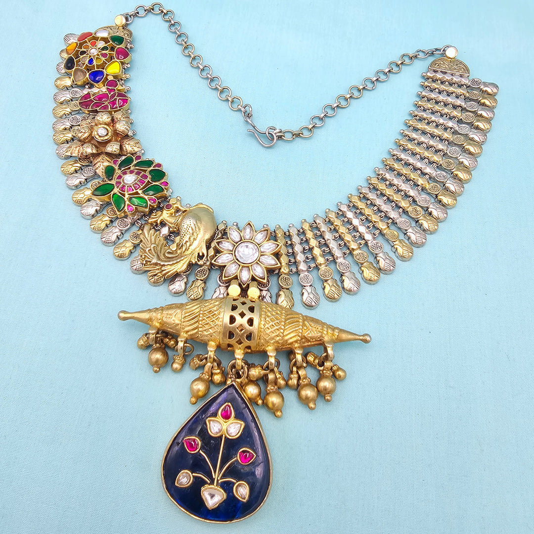 Silver Dual Tone Necklace