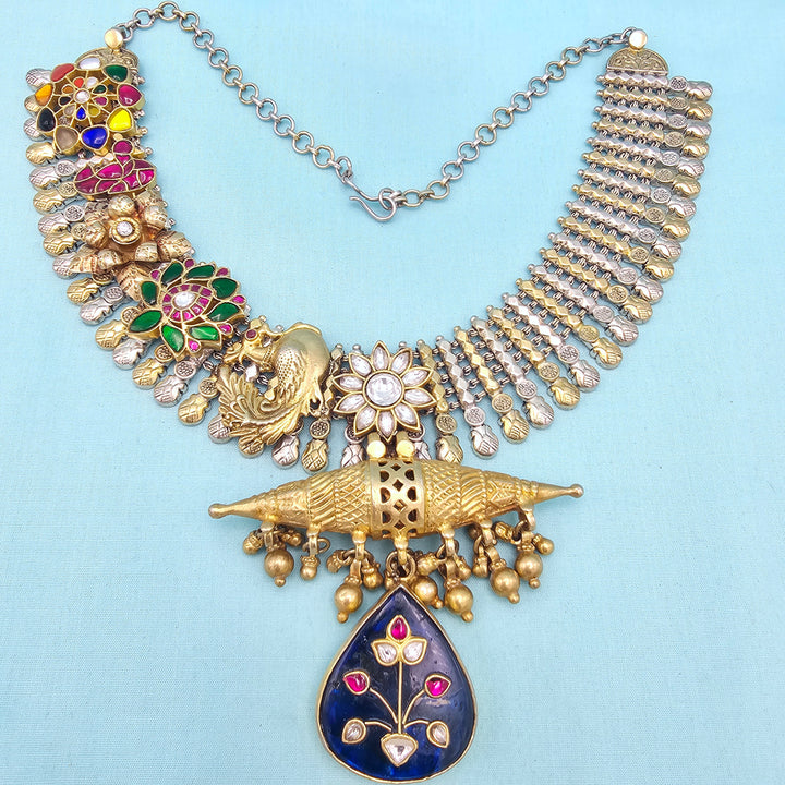 Silver Dual Tone Necklace
