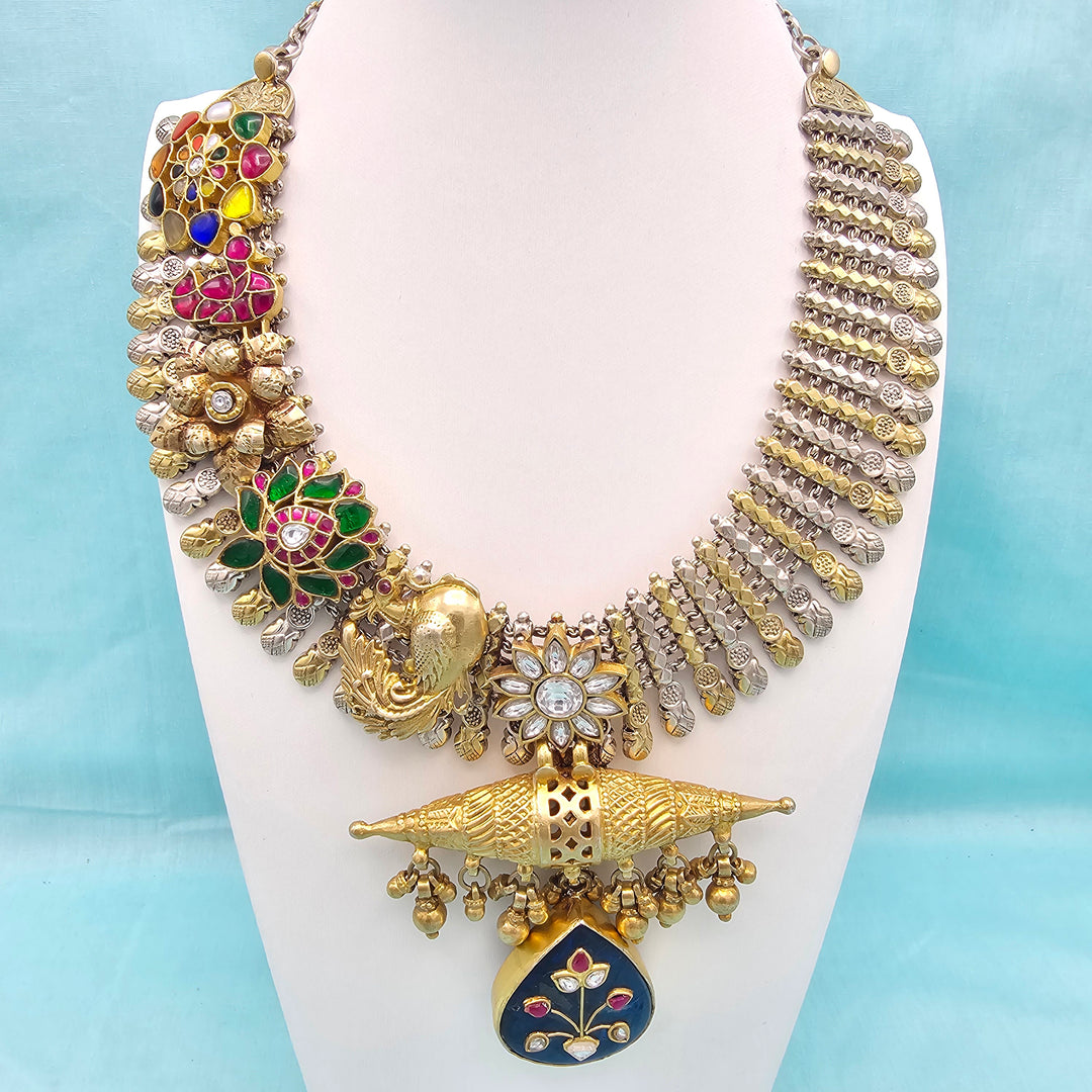 Silver Dual Tone Necklace