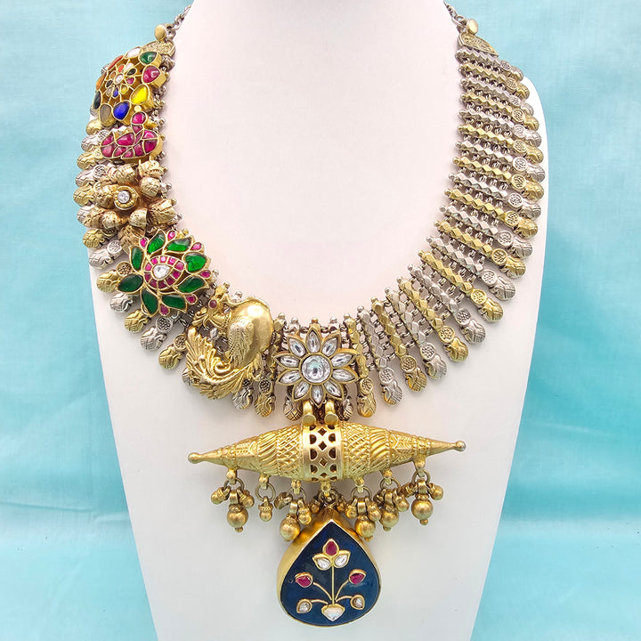 Silver Dual Tone Necklace