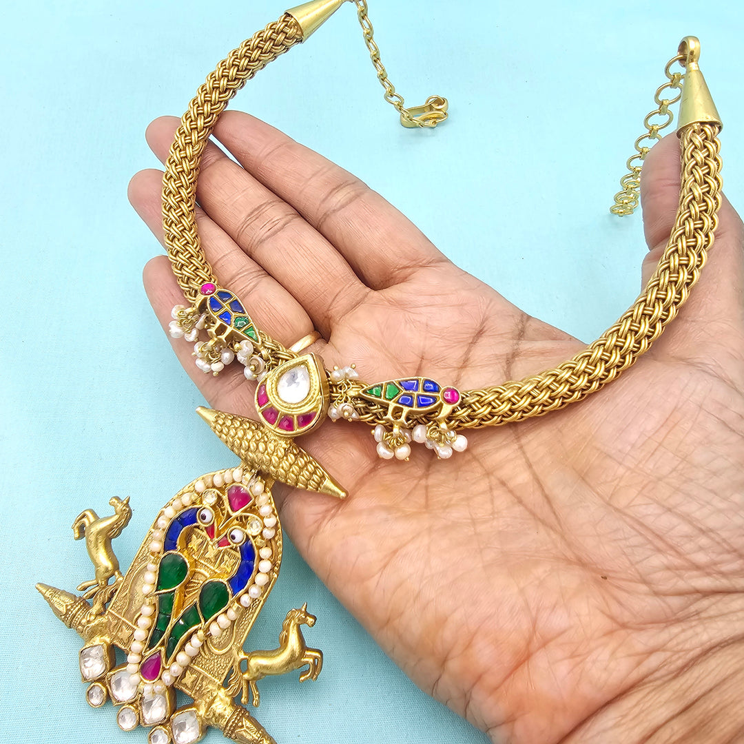 Silver Fusion Apala Necklace