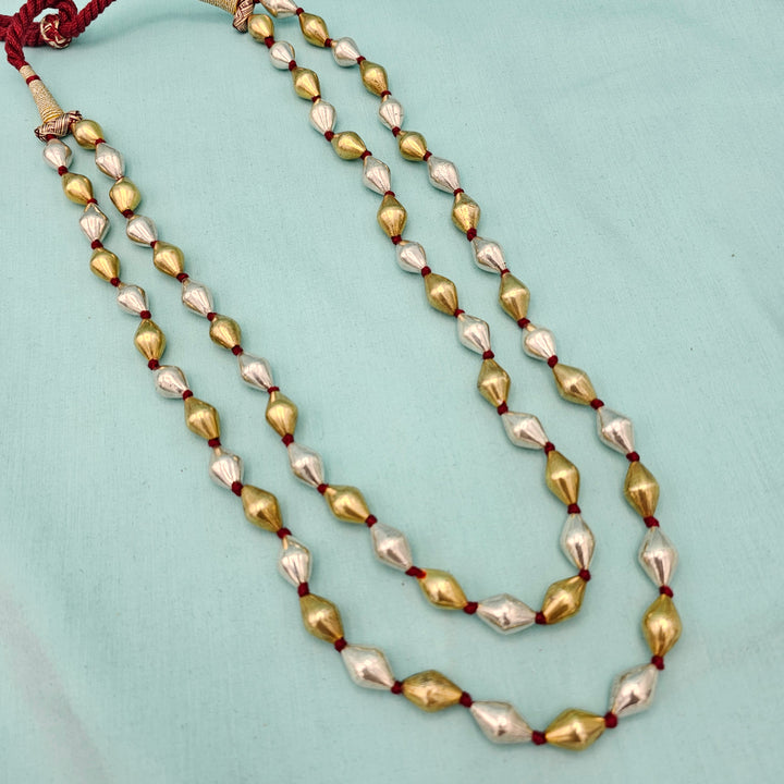 Silver Dholki Necklace