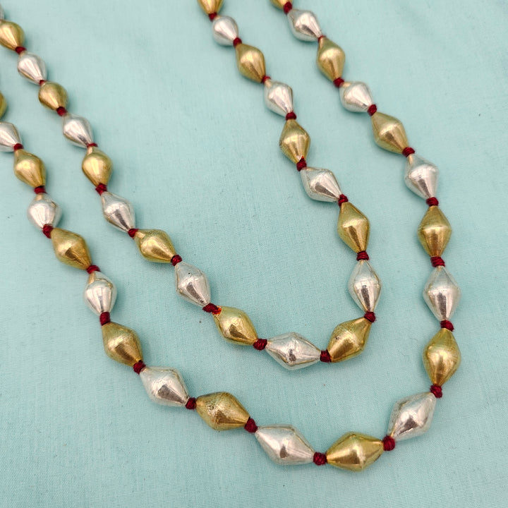 Silver Dholki Necklace