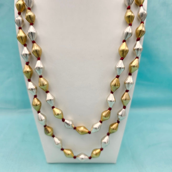 Silver Dholki Necklace
