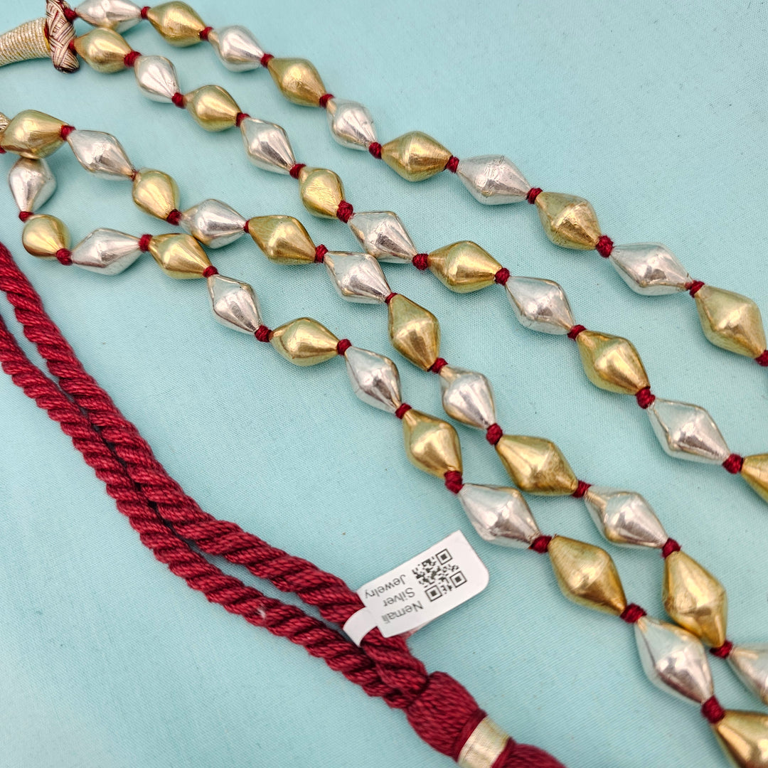 Silver Dholki Necklace