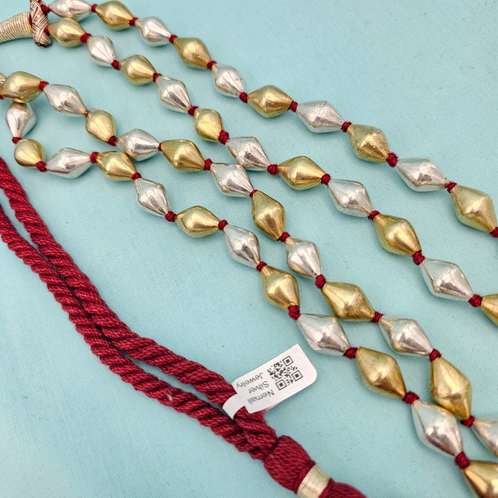 Silver Dholki Necklace
