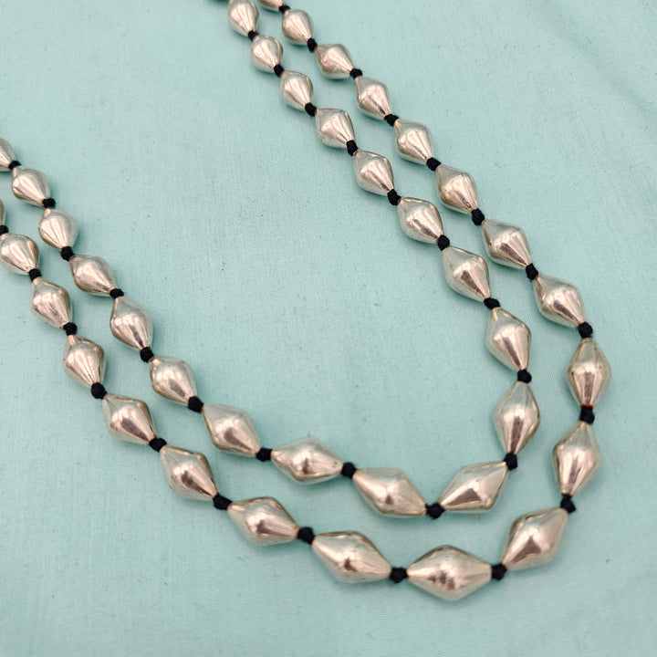 Silver Dholki Necklace
