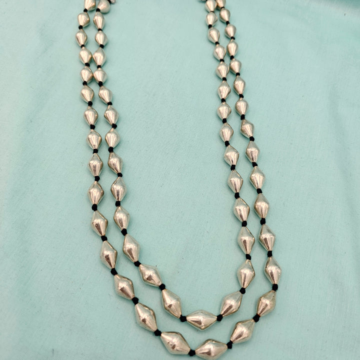 Silver Dholki Necklace