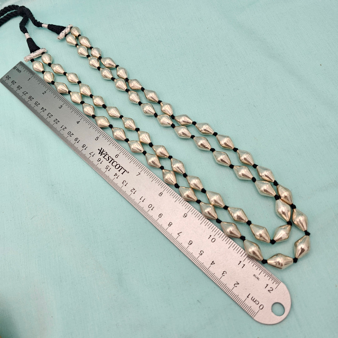 Silver Dholki Necklace