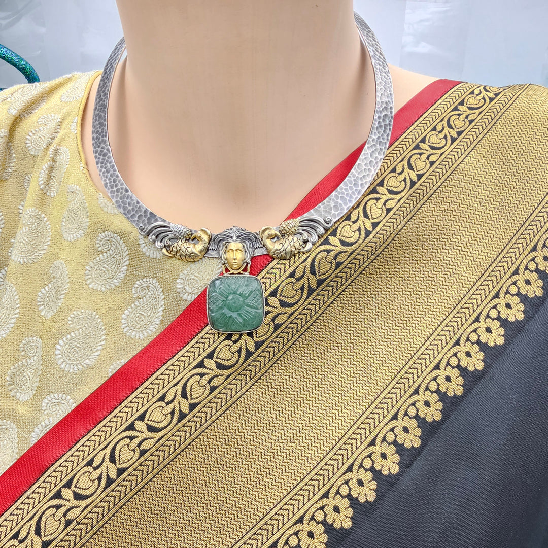 Silver oxidized Hasli