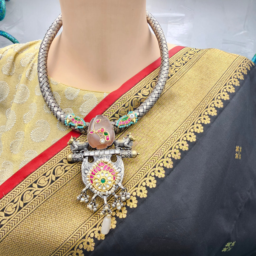 Fusion oxidized necklace