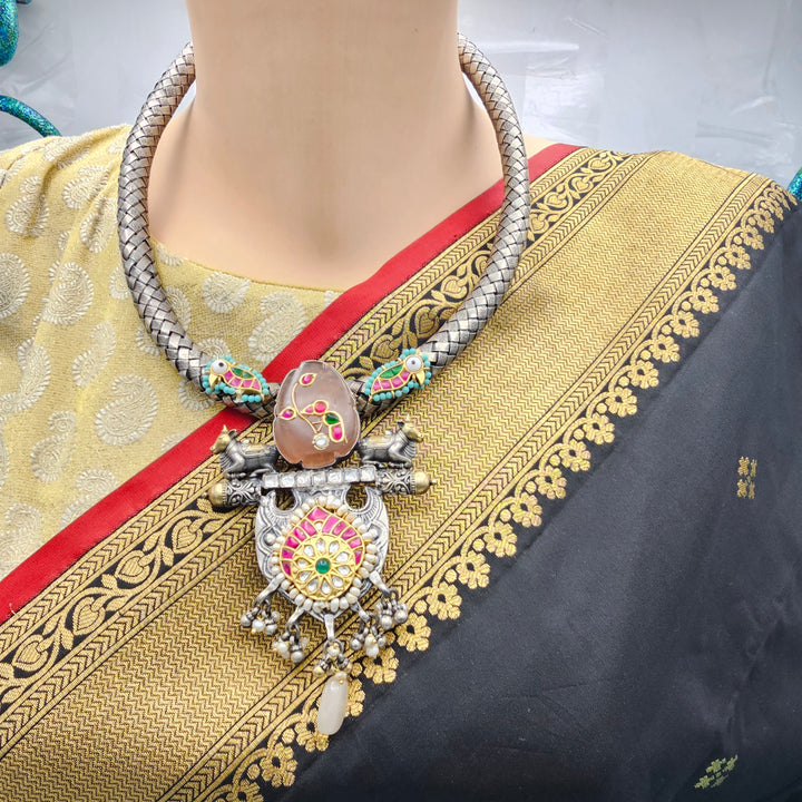 Fusion oxidized necklace