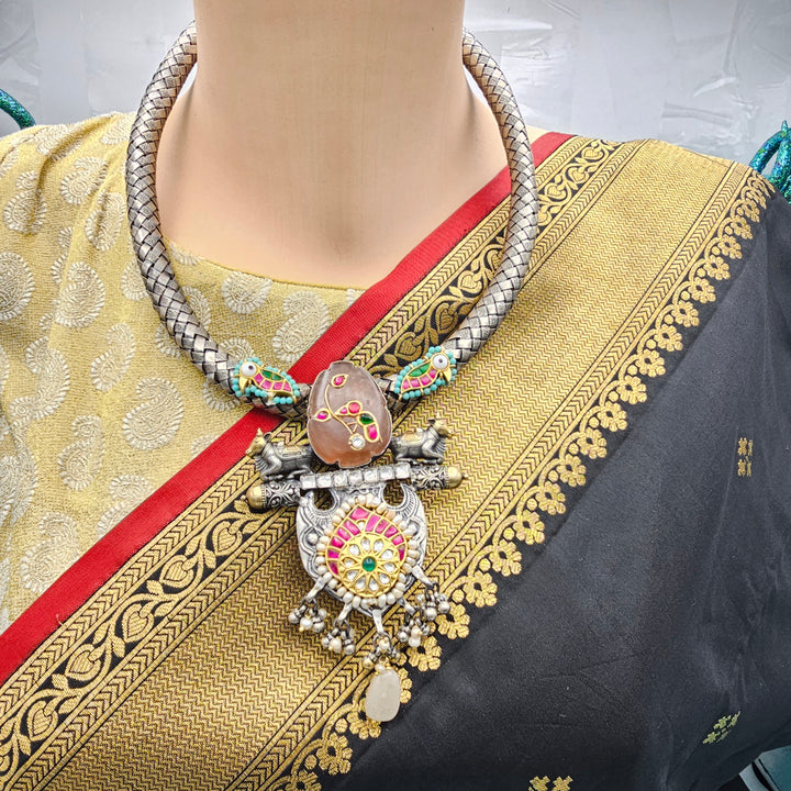 Fusion oxidized necklace