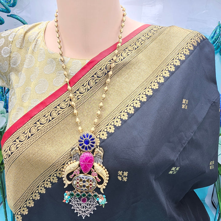 Silver Dual Tone Necklace