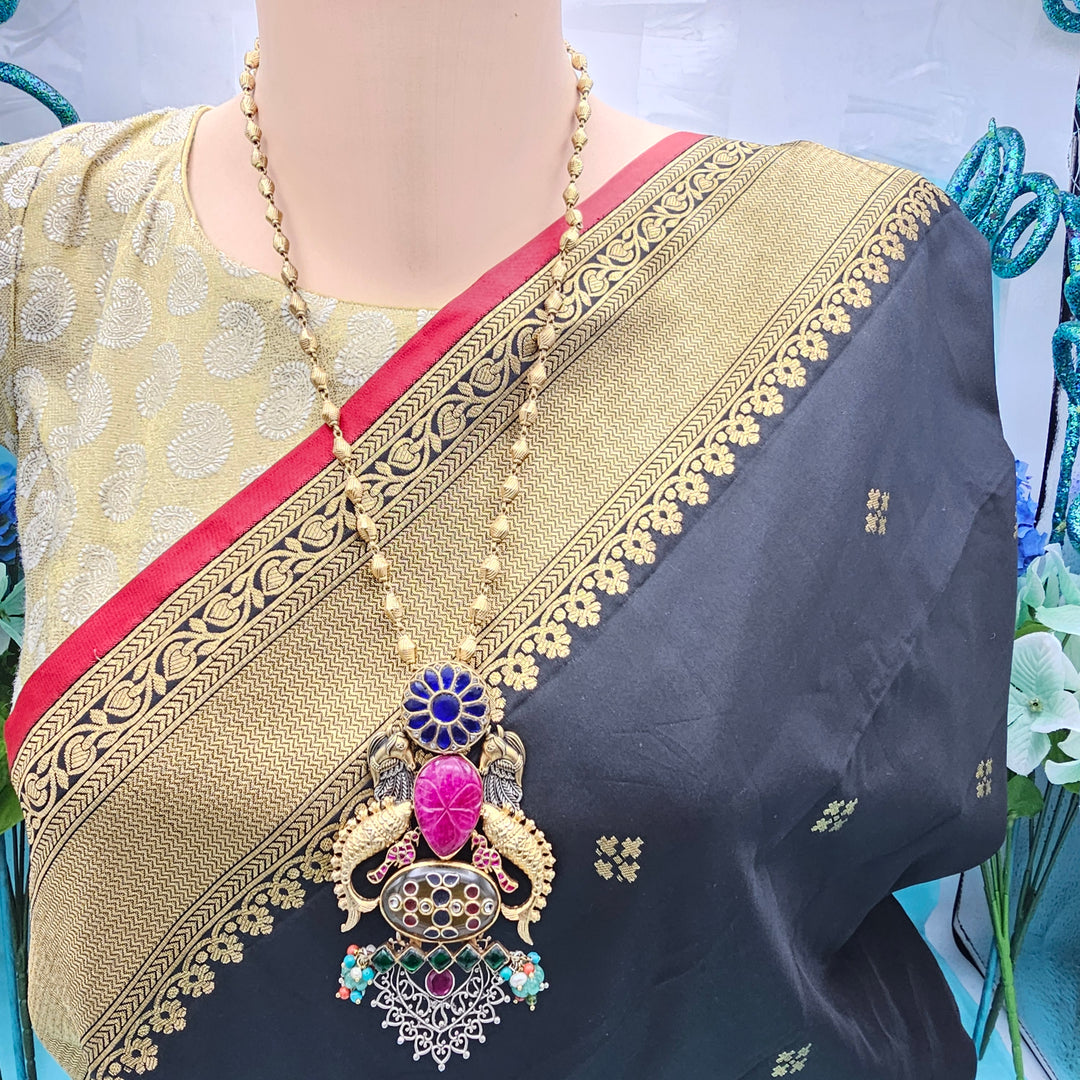 Silver Dual Tone Necklace