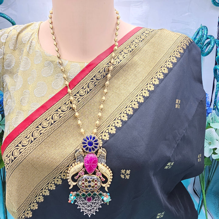 Silver Dual Tone Necklace
