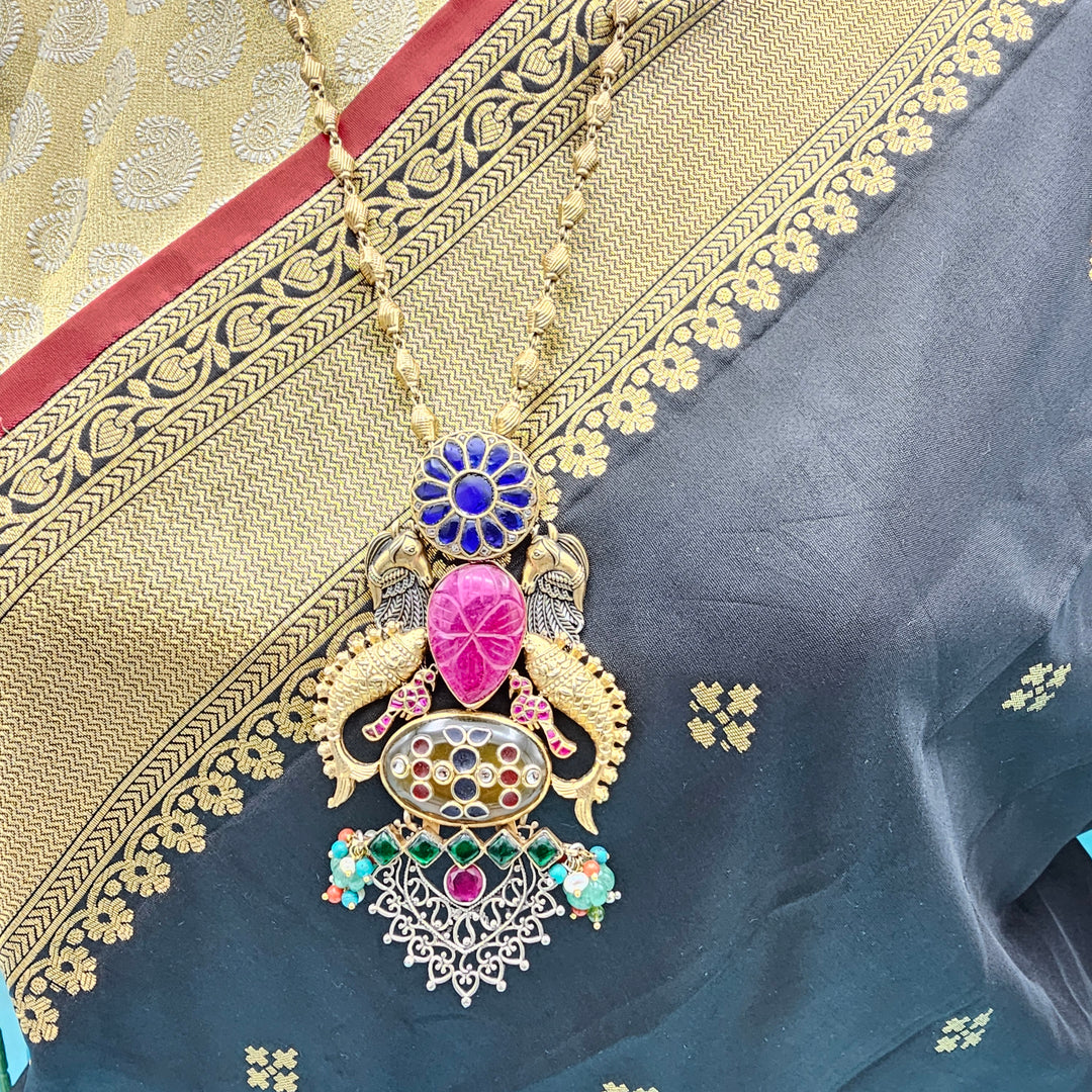 Silver Dual Tone Necklace