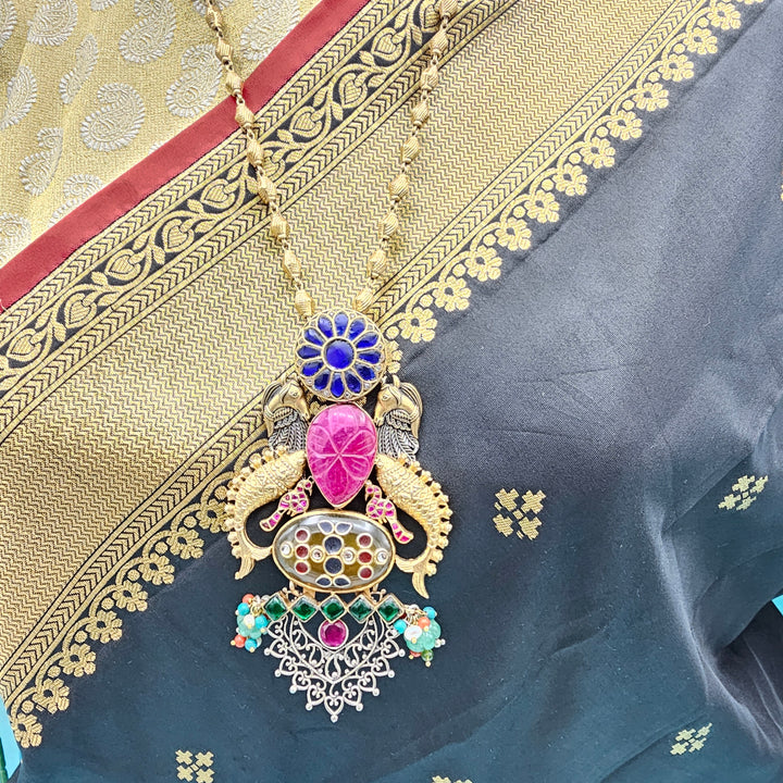 Silver Dual Tone Necklace