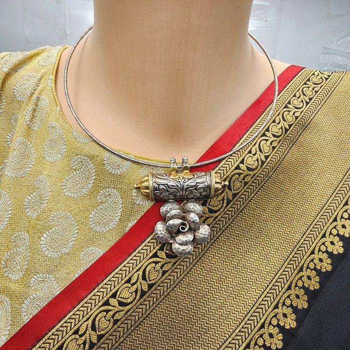 Silver Dual Tone Necklace