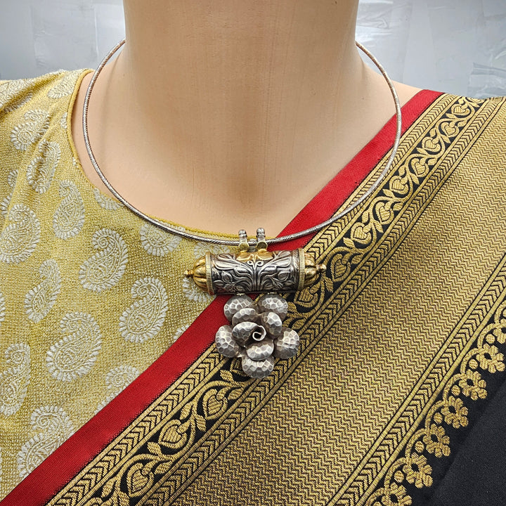 Silver Dual Tone Necklace