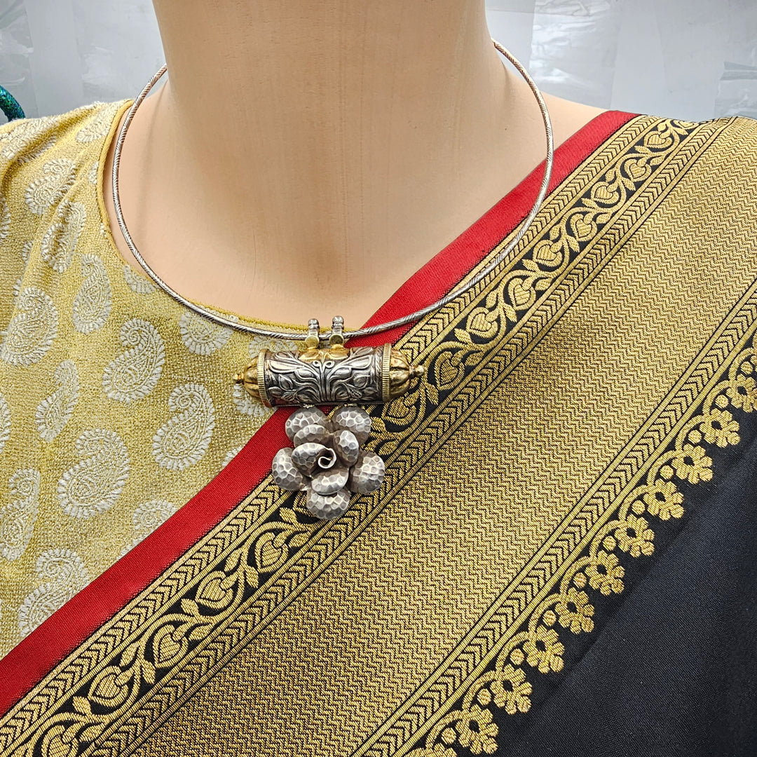 Silver Dual Tone Necklace