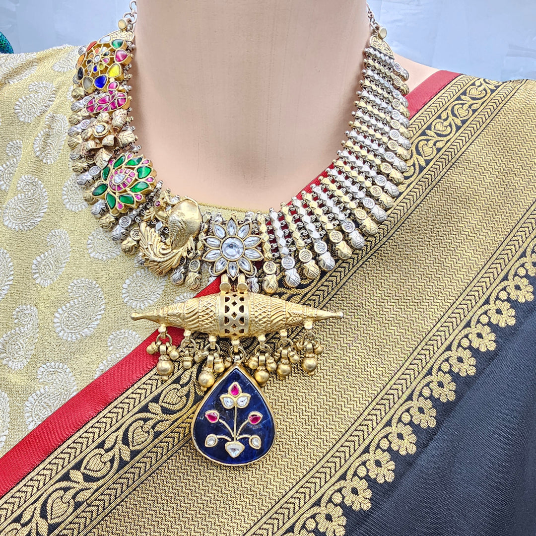 Silver Dual Tone Necklace