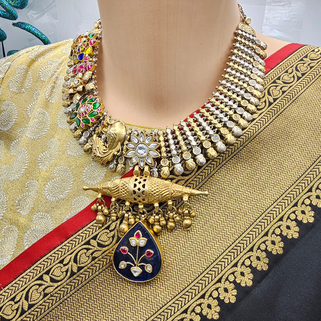Silver Dual Tone Necklace