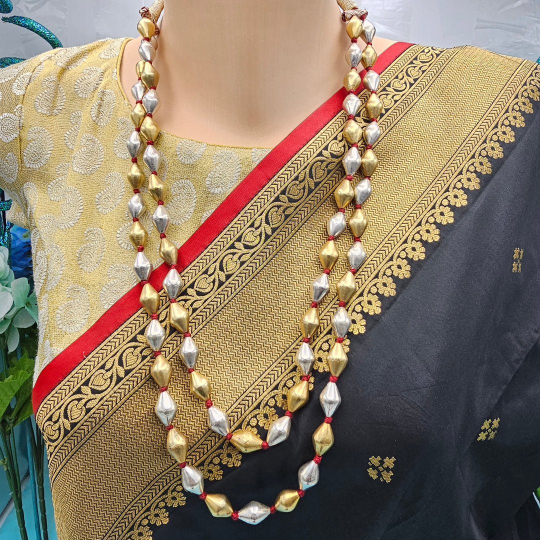 Silver Dholki Necklace