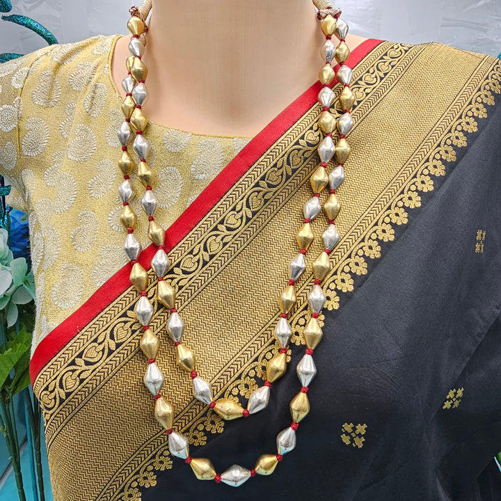 Silver Dholki Necklace