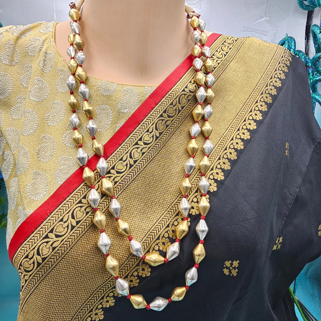 Silver Dholki Necklace