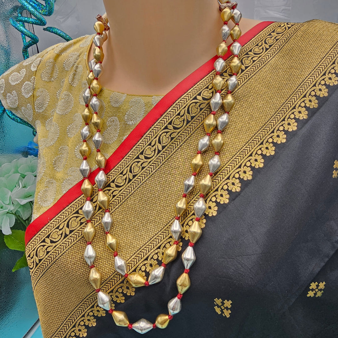 Silver Dholki Necklace