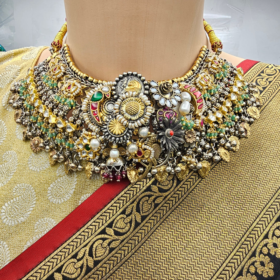 Silver Dual Tone Necklace