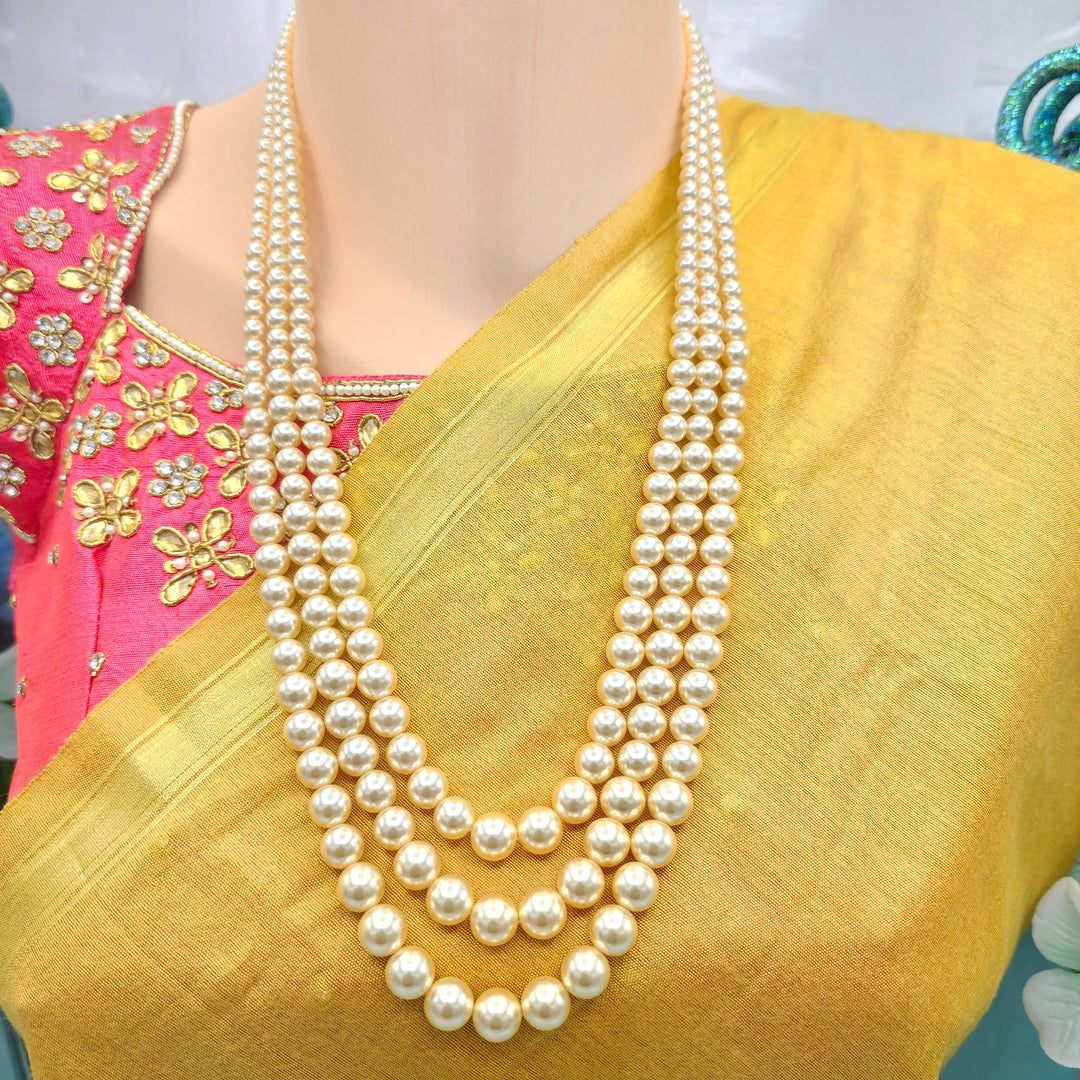 24" Swarovski Pearls Chain