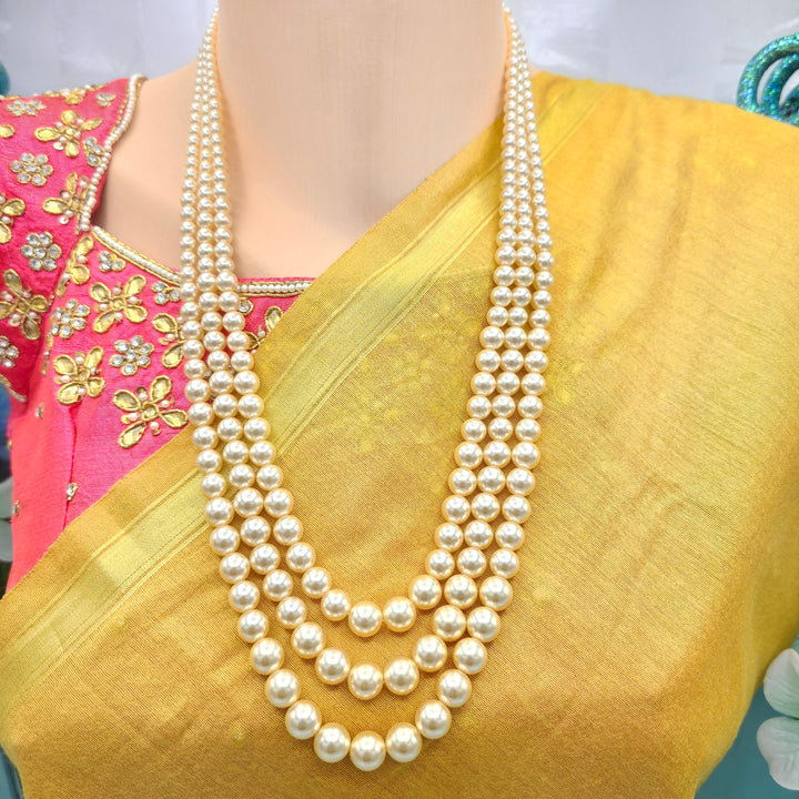 24" Swarovski Pearls Chain