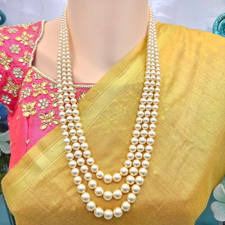 24" Swarovski Pearls Chain