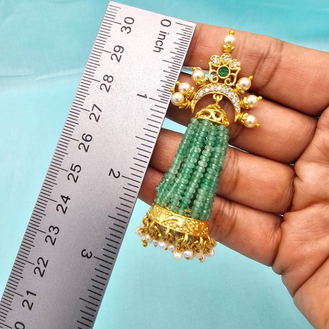 CZ Beads Jhumka
