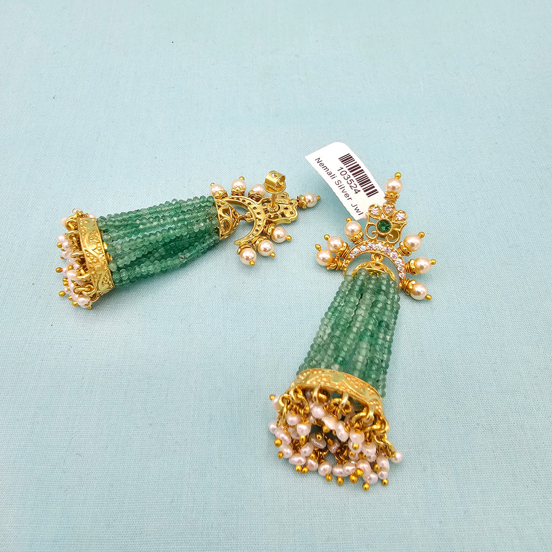 CZ Beads Jhumka