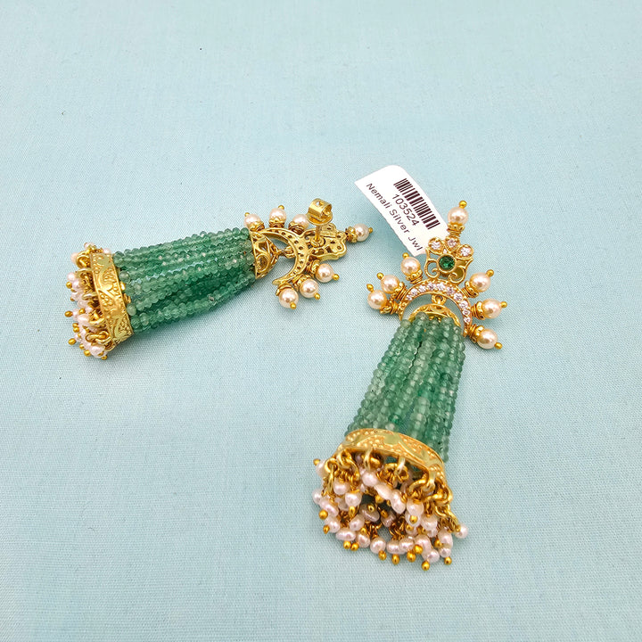 CZ Beads Jhumka
