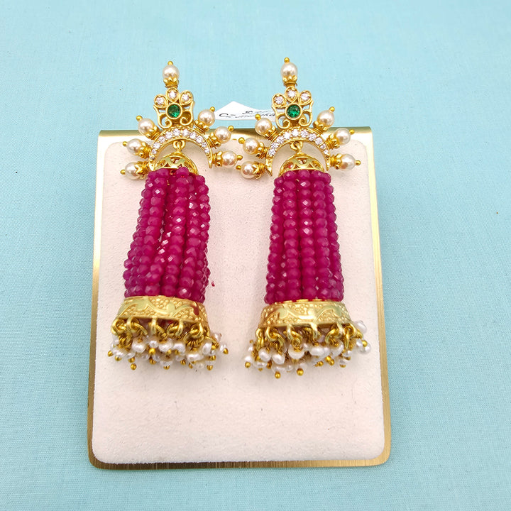 CZ Beads Jhumka