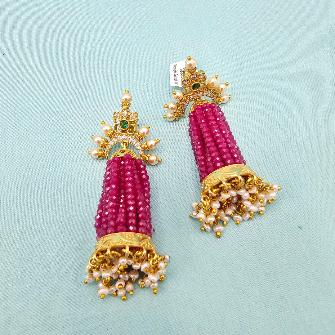 CZ Beads Jhumka