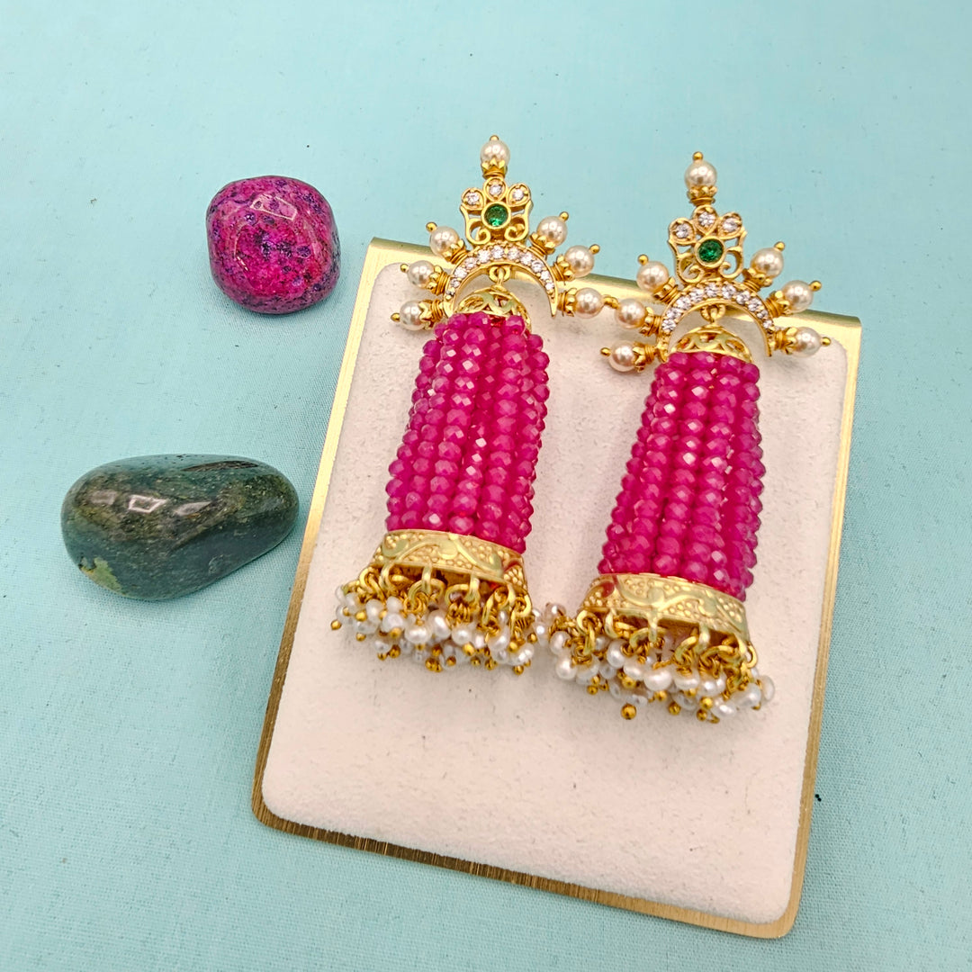 CZ Beads Jhumka