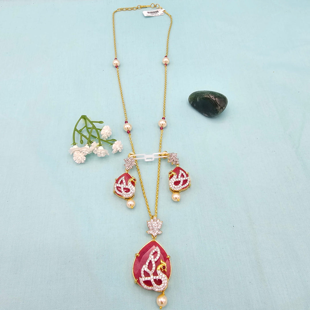 Silver Chains/ Pendant Set